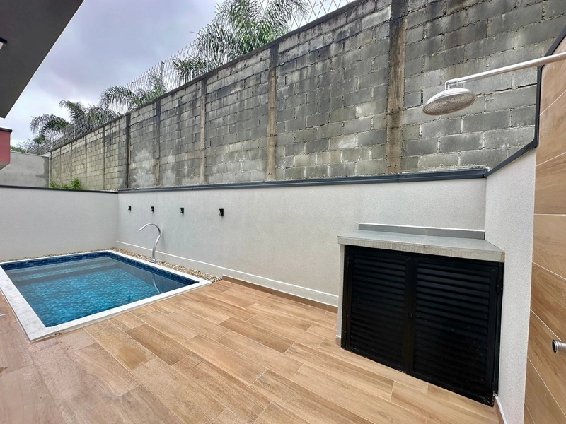 Casa nova com piscina e 3 dormitórios no condomínio Tecoara Taubaté SP: 14ª foto da galeria de imagens do imóvel