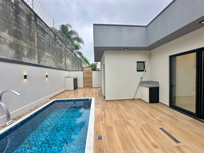 Casa nova com piscina e 3 dormitórios no condomínio Tecoara Taubaté SP: 11ª foto da galeria de imagens do imóvel