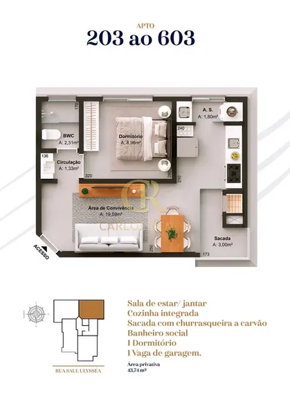 Lançamento em Laguna - Residencial Ilha di Capri no Mar Grosso: 19ª foto da galeria de imagens do imóvel