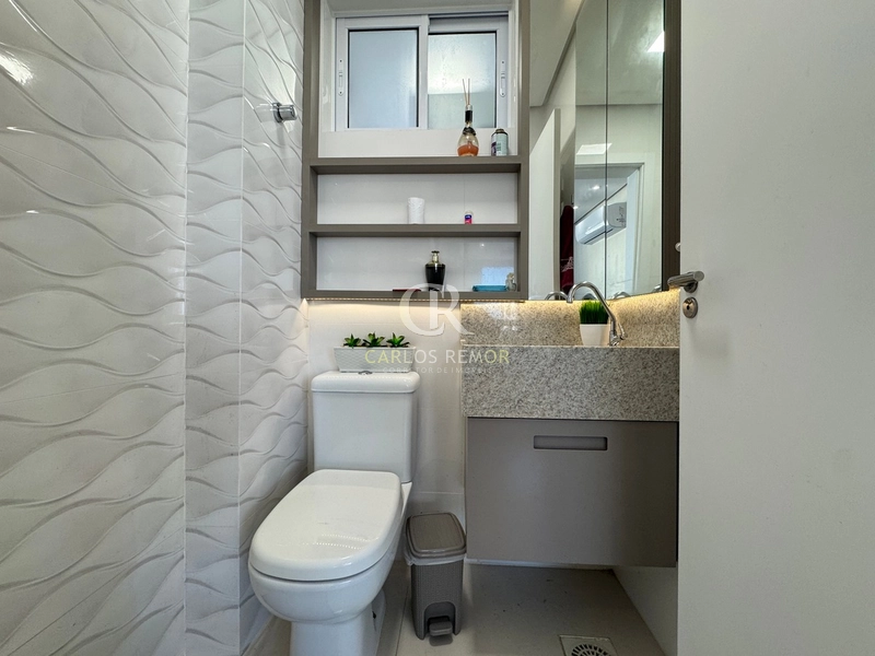 Apartamento Mobiliado com 3 Suítes e Vista Mar a 70m da Praia: 11ª foto da galeria de imagens do imóvel