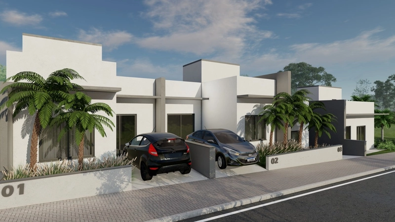 Casas Germinadas à Venda no Bairro Vederti – Chapecó/SC: 1ª foto da galeria de imagens do imóvel