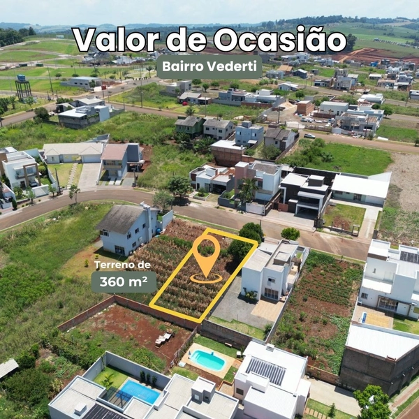 Terreno à Venda no Bairro Vederti – Chapecó/SC: 1ª foto da galeria de imagens do imóvel