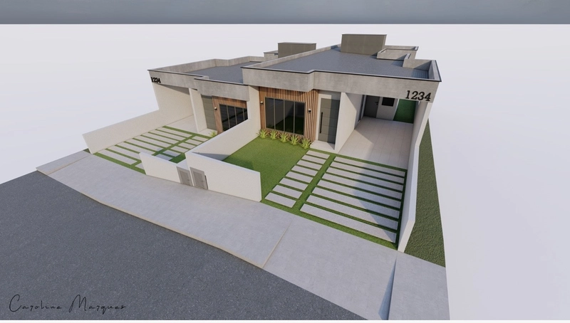 CASAS GEMINADAS À VENDA – EFAPI - LOTEAMENTO TOMAZELI - CHAPECÓ/SC: 4ª foto da galeria de imagens do imóvel