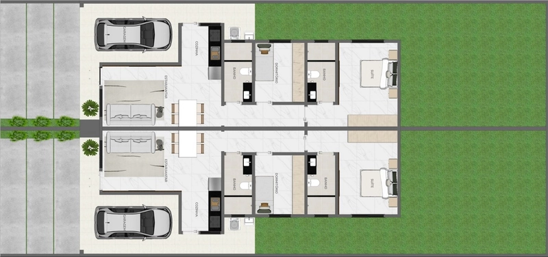Casa  - Bairro Vederti, Chapecó-SC: 3ª foto da galeria de imagens do imóvel
