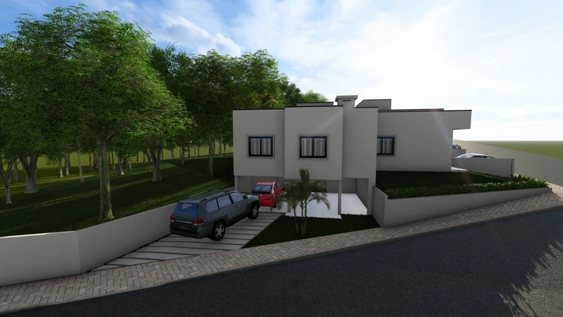 CASAS GEMINADAS À VENDA – BAIRRO ARARAS | CHAPECÓ/SC: 2ª foto da galeria de imagens do imóvel