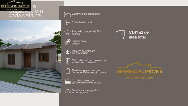 OPORTUNIDADE! IMÓVEL NA PLANTA A R$245.000: 2ª foto da galeria de imagens do imóvel