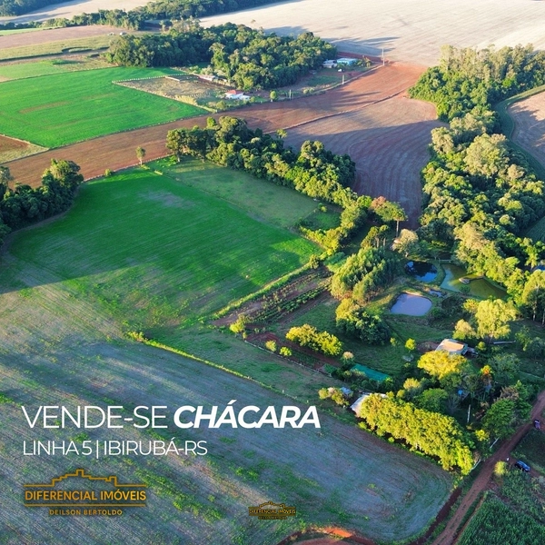 LINDA CHÁCARA A 3KM DE IBIRUBÁ: 2ª foto da galeria de imagens do imóvel
