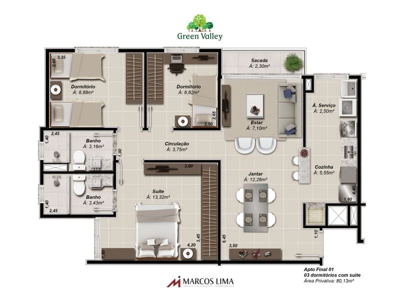 APARTAMENTOS À VENDA: 29ª foto da galeria de imagens do imóvel