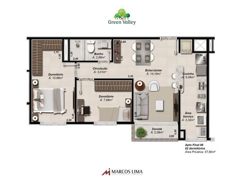 APARTAMENTOS À VENDA: 26ª foto da galeria de imagens do imóvel