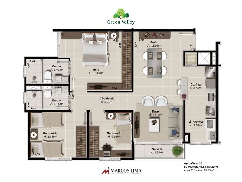 APARTAMENTOS À VENDA: 15ª foto da galeria de imagens do imóvel