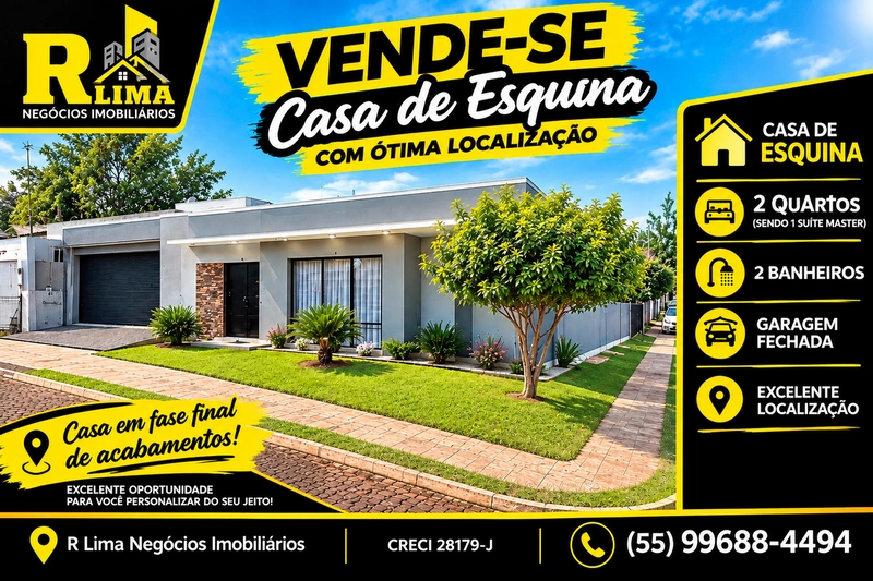 VENDE- SE CASA DE ALTO PADRÃO. EM FASE FINAL DA OBRA !!!: 1ª foto da galeria de imagens do imóvel