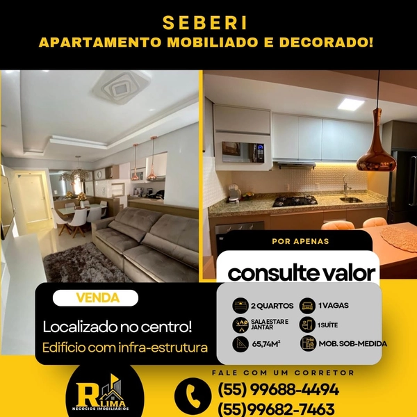 APARTAMENTO DE 2 DORMITÓRIOS MOBILIADO E DECORADO!: 2ª foto da galeria de imagens do imóvel