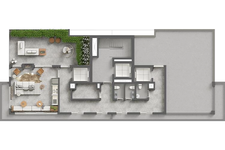 Apartamento para Venda em Novo Hamburgo, Centro, 3 dormitórios, 3 suítes, 3 banh: 3ª foto da galeria de imagens do imóvel