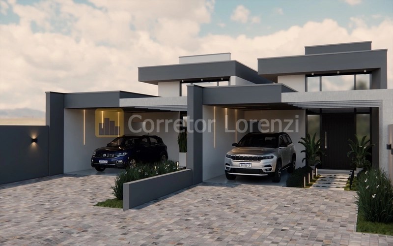Casa plana em construção no centro de Estância Velha: 2ª foto da galeria de imagens do imóvel