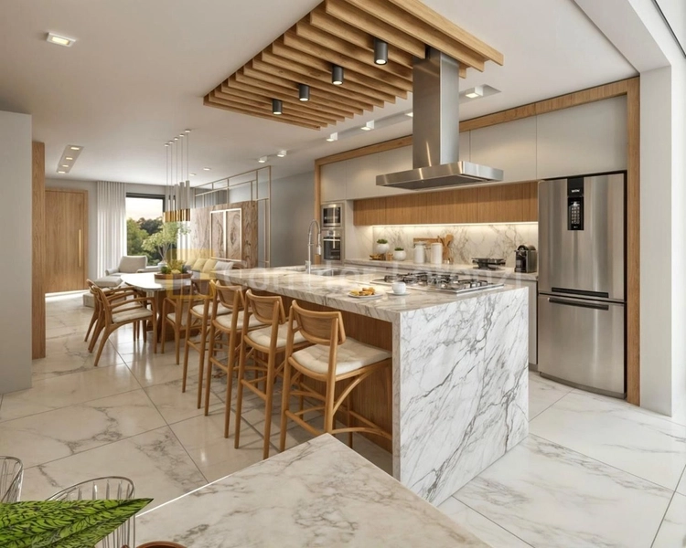 Casa com 3 suítes, 218 m², 2 vagas de garagem: 6ª foto da galeria de imagens do imóvel