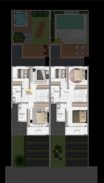 Casa em construção no loteamento Chácara Hamburguesa: 3ª foto da galeria de imagens do imóvel