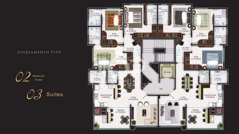 EXCELENTE APARTAMENTO REGIÃO CENTRAL MEIA PRAIA: 1ª foto da galeria de imagens do imóvel