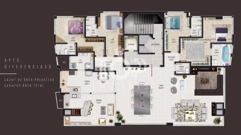 LINDO APARTAMENTO MEIA PRAIA, QUADRA DO MAR!: 1ª foto da galeria de imagens do imóvel