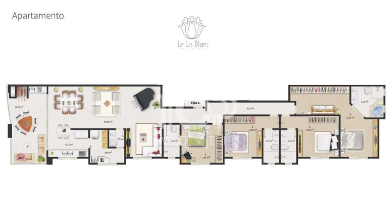 APARTAMENTO FRENTE AVENIDA ALTO PADRAO MEIA PRAIA: 4ª foto da galeria de imagens do imóvel