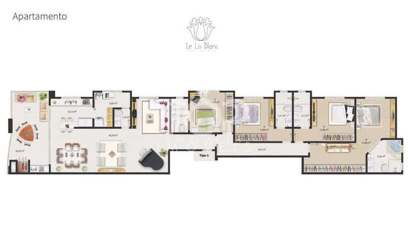 APARTAMENTO FRENTE AVENIDA ALTO PADRAO MEIA PRAIA: 3ª foto da galeria de imagens do imóvel