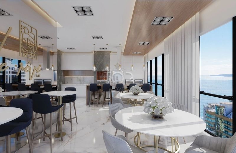 SEU FLAT, NA BELÍSSIMA MEIA PRAIA/SC: 5ª foto da galeria de imagens do imóvel