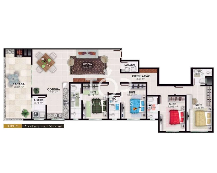 APARTAMENTO ULTIMO ANDAR EM MEIA PRAIA: 8ª foto da galeria de imagens do imóvel