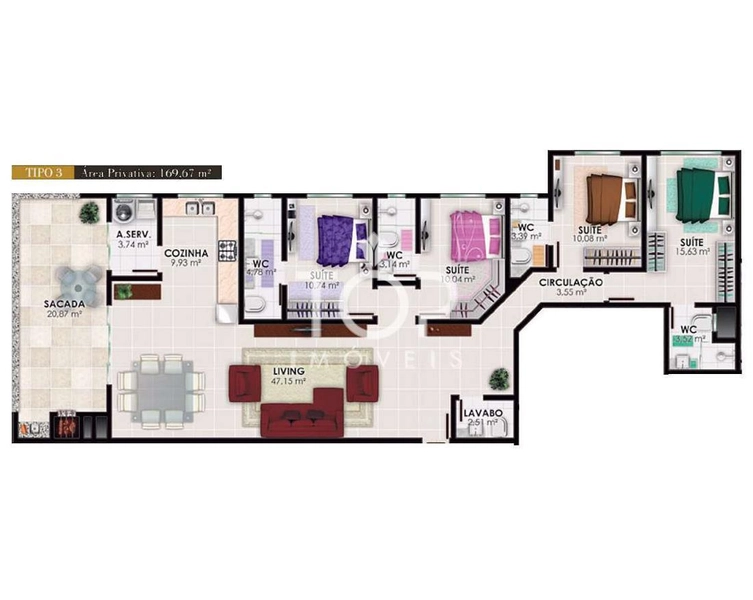 APARTAMENTO ULTIMO ANDAR EM MEIA PRAIA: 9ª foto da galeria de imagens do imóvel