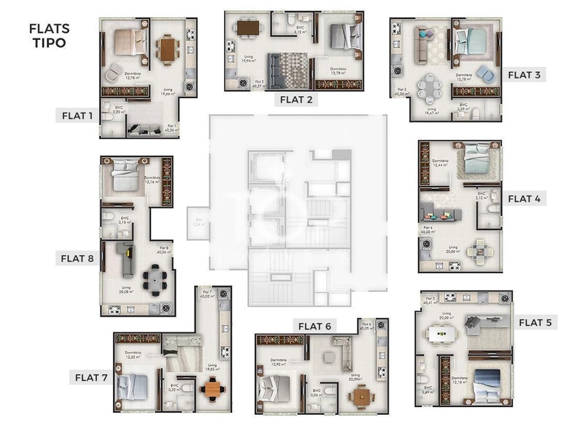 LINDO FLAT QUADRA MAR ALTO PADRÃO - MEIA PRAIA !: 16ª foto da galeria de imagens do imóvel