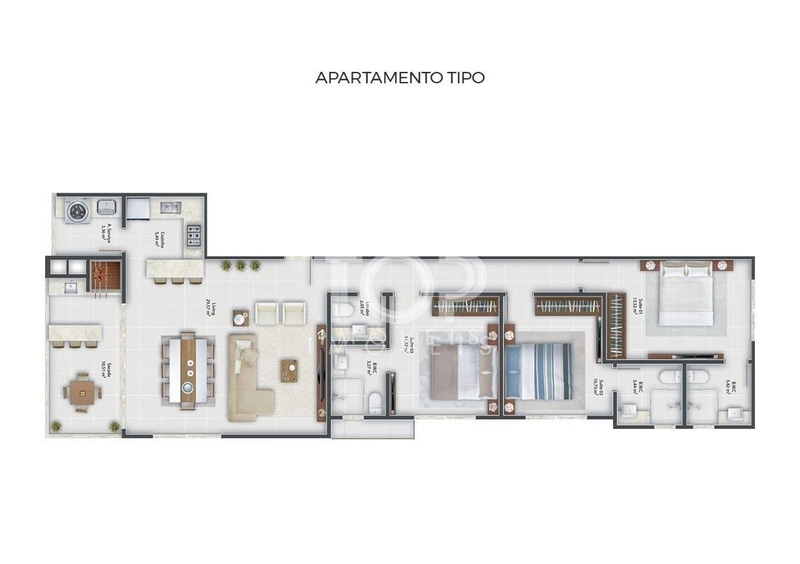 APARTAMENTO PRONTO COM 4 SUITES EM MEIA PRAIA : 5ª foto da galeria de imagens do imóvel
