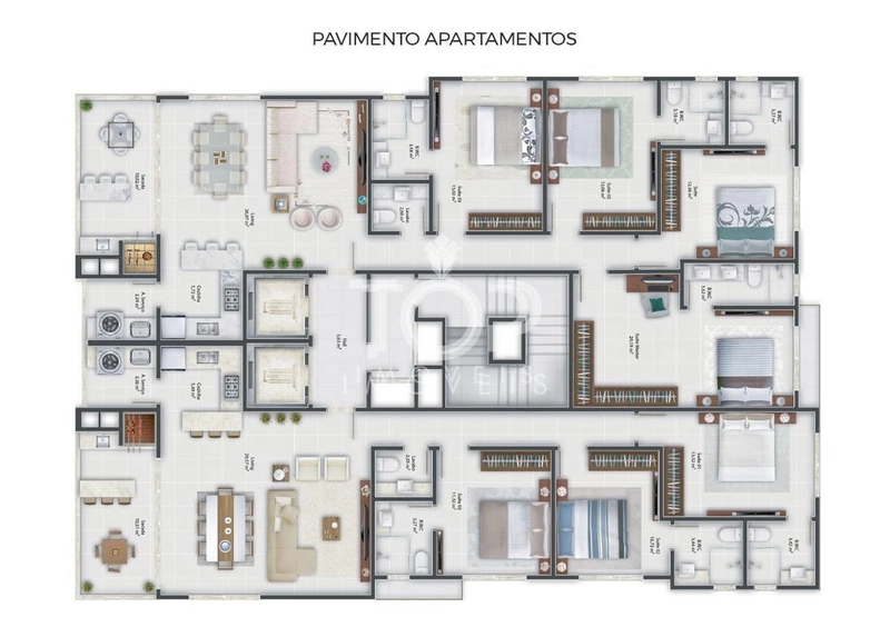 APARTAMENTO PRONTO COM 4 SUITES EM MEIA PRAIA : 1ª foto da galeria de imagens do imóvel