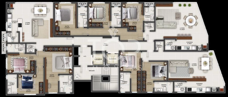 APARTAMENTO NO BALNEÁRIO PEREQUÊ: 11ª foto da galeria de imagens do imóvel