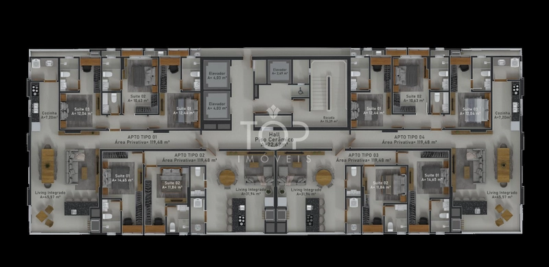 2 SUITES NO PEREQUE PORTO BELO: 3ª foto da galeria de imagens do imóvel