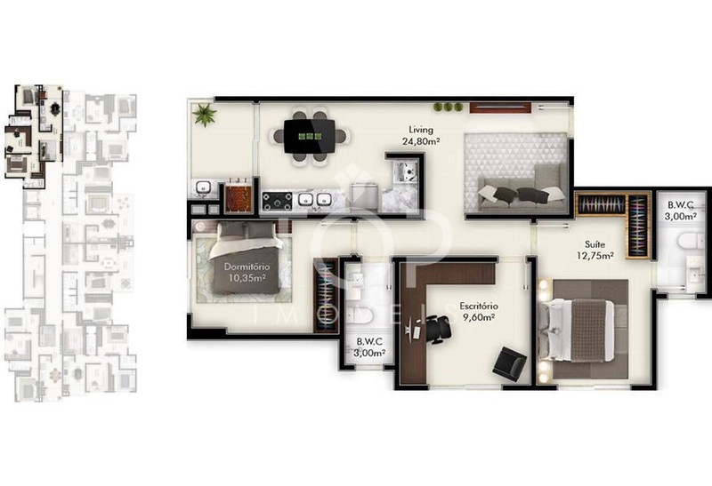 LINDO APARTAMENTO MOBILIADO!: 38ª foto da galeria de imagens do imóvel