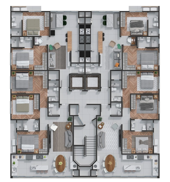 LINDO APARTAMENTO EM CAMBORIÚ !!! NOVO, EM FINALIZAÇÃO DE OBRA !!!: 8ª foto da galeria de imagens do imóvel
