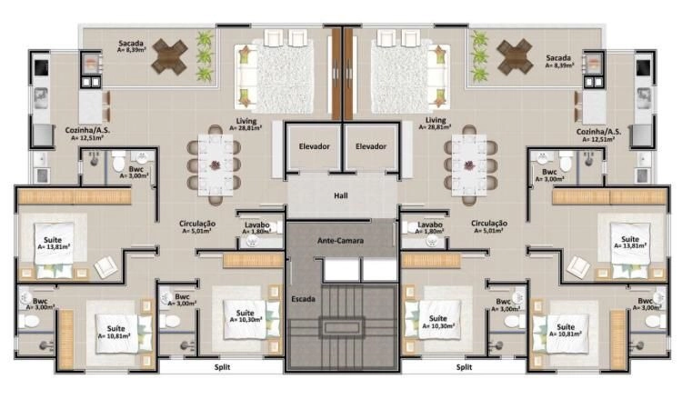 Apartamento, à venda, 3 suíte, NOVO Meia praia, Itapema: 20ª foto da galeria de imagens do imóvel