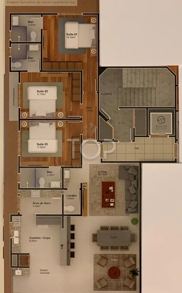 PRONTO PARA MORAR NA QUADRA MAR EM MEIA PRAIA: 13ª foto da galeria de imagens do imóvel