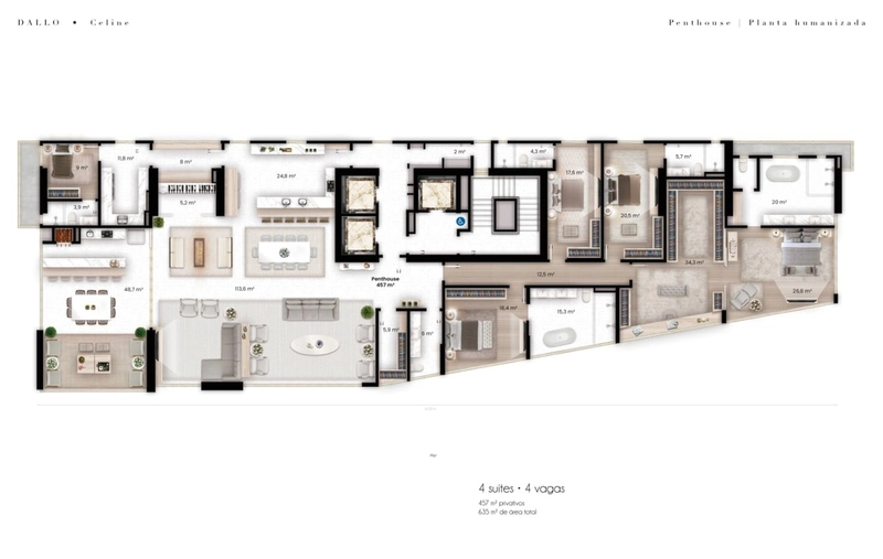 Apartamentos de luxo com pé na areia!!: 7ª foto da galeria de imagens do imóvel