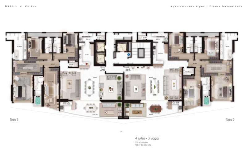 Apartamentos de luxo com pé na areia!!: 14ª foto da galeria de imagens do imóvel