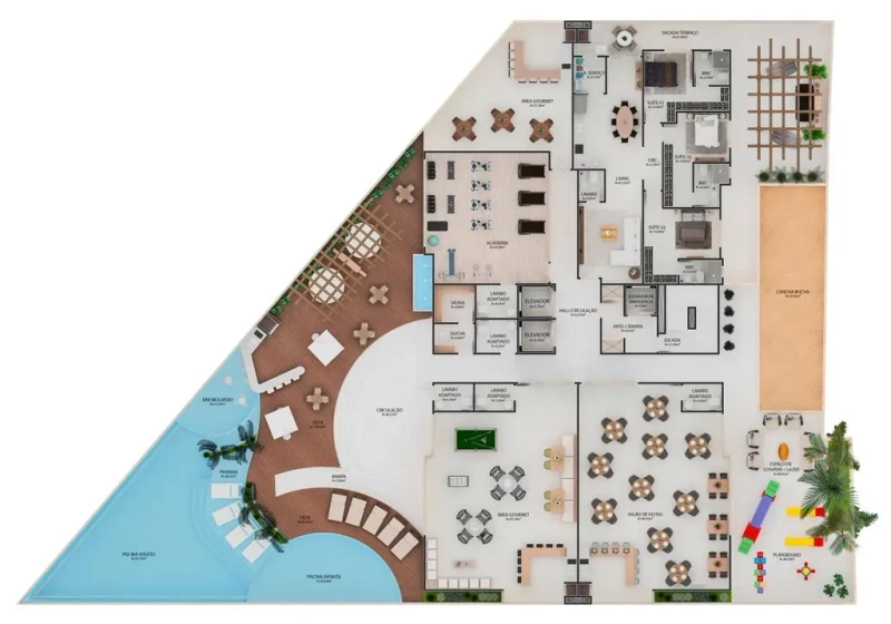 Apartamento pronto na Meia Praia: 5ª foto da galeria de imagens do imóvel