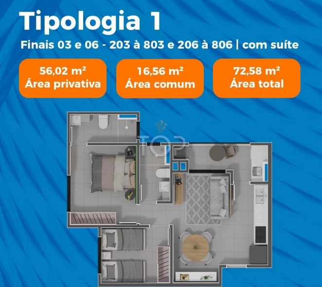 APARTAMENTO EM PORTO BELO: 2ª foto da galeria de imagens do imóvel