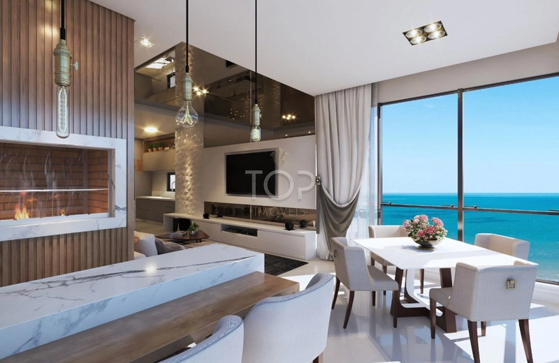APARTAMENTO NOVO 4 SUÍTES ITAPEMA MEIA PRAIA ALTO PADRÃO: 3ª foto da galeria de imagens do imóvel