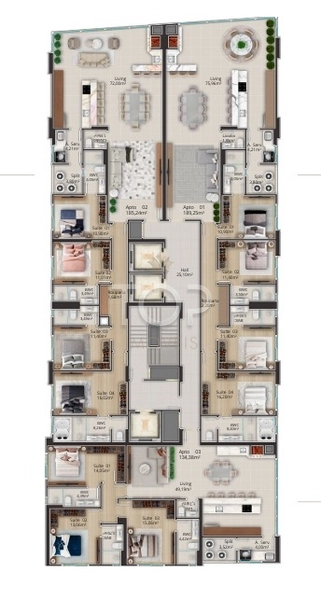 PRÉ LANÇAMENTO FRENTE MAR EM BALNEÁRIO PEREQUE!: 12ª foto da galeria de imagens do imóvel