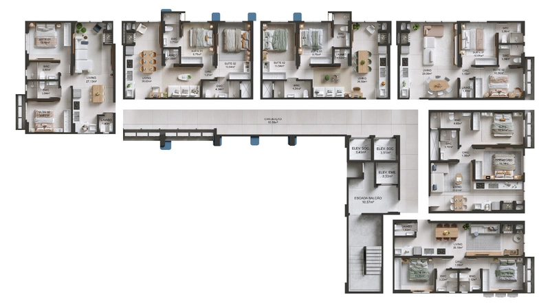 APARTAMENTO EM ITAPEMA: 5ª foto da galeria de imagens do imóvel