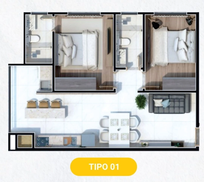 Apartamento 602 Residencial Jardin: 30ª foto da galeria de imagens do imóvel