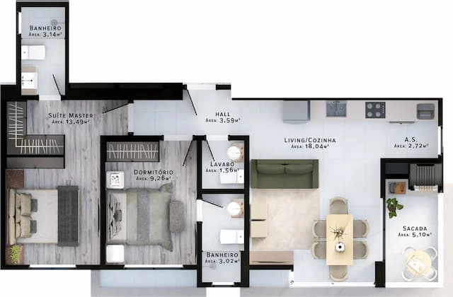 Residencial Constantino : 13ª foto da galeria de imagens do imóvel