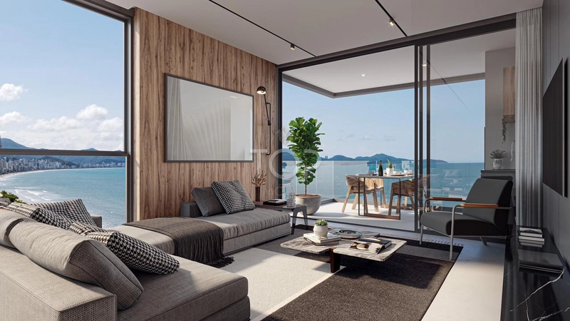 APARTAMENTO COM VISTA MAR EM TODOS OS AMBIENTES  EM PORTO BELO: 3ª foto da galeria de imagens do imóvel