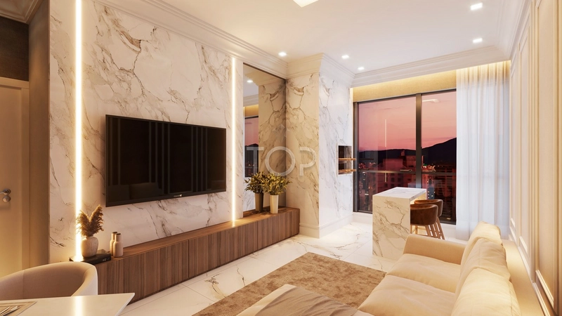 APARTAMENTO A 120M DO MAR EM ITAPEMA MEIA PRAIA: 4ª foto da galeria de imagens do imóvel