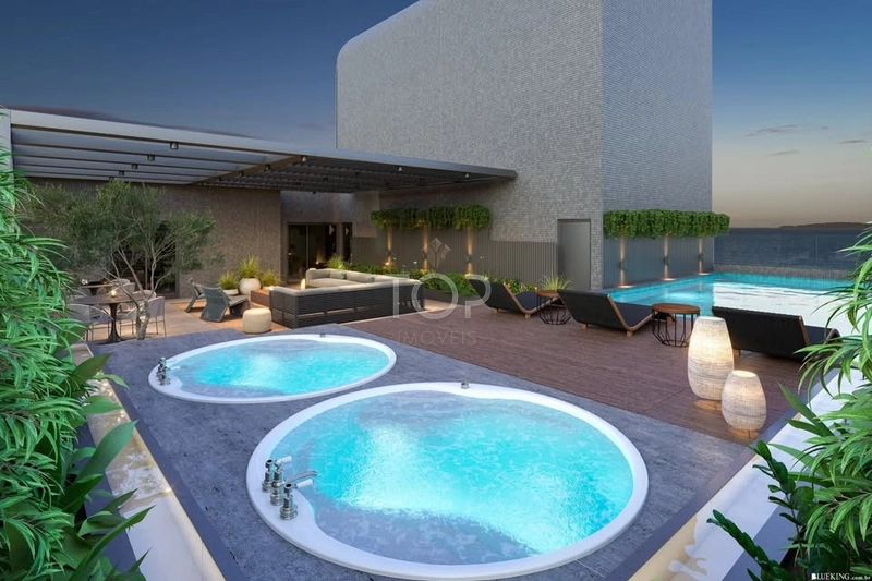 FLATS DE LUXO NA MEIA PRAIA C/ CHURRASQUEIRA