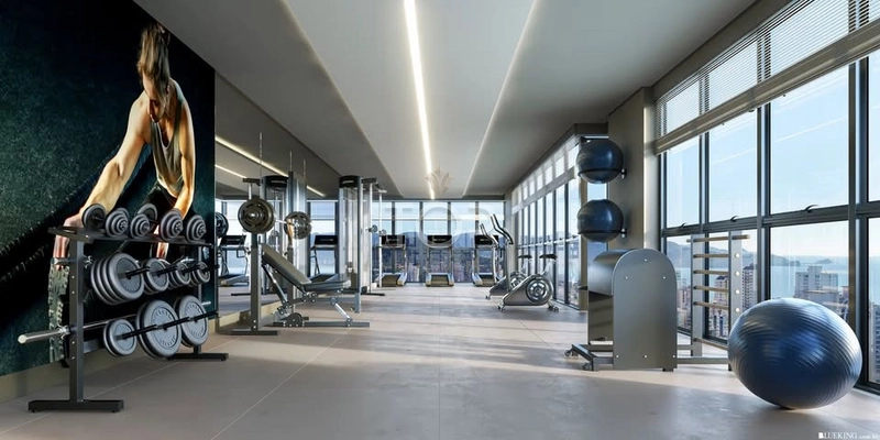 FLATS DE LUXO NA MEIA PRAIA C/ CHURRASQUEIRA: 9ª foto da galeria de imagens do imóvel