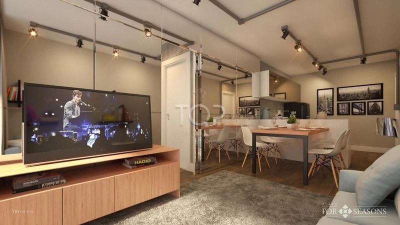 FLAT PRONTO EM MEIA PRAIA